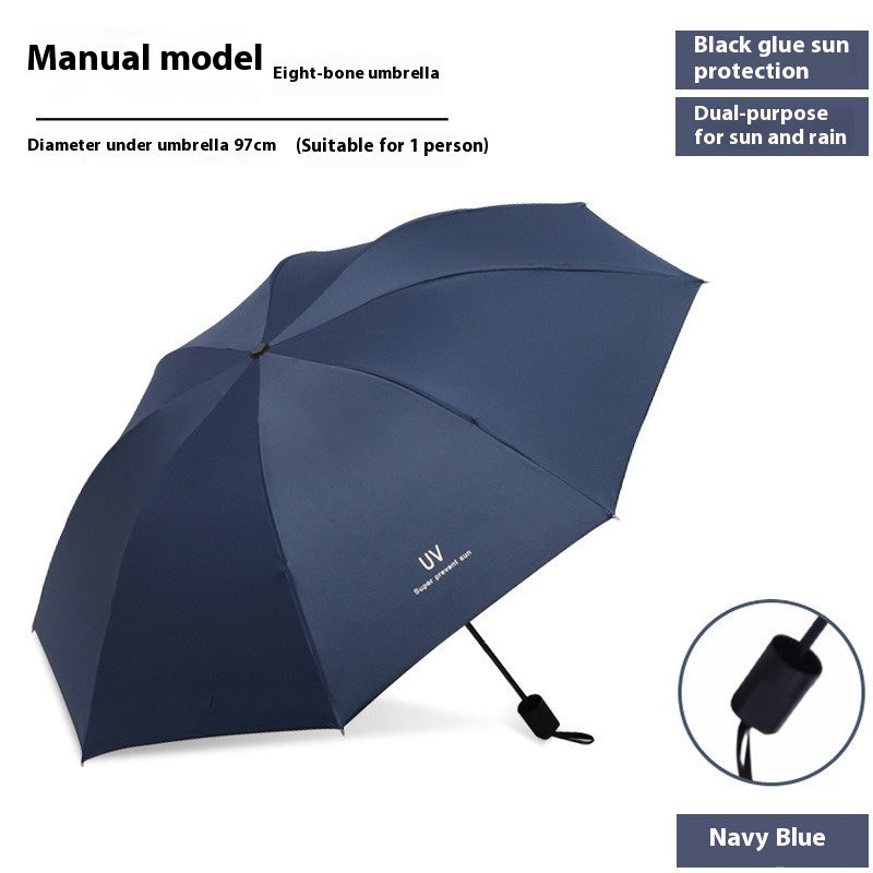 Fully automatic men's umbrellas, folding umbrellas, high-end business umbrellas, UV-resistant sunshades, logo sun umbrellas