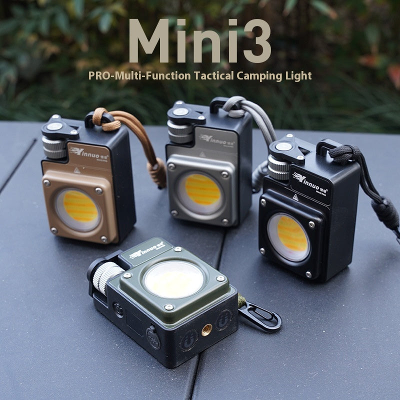 Yinuo MINI3-PRO outdoor camping light, camp light, tactical ultra-long battery life tent light, camping main light, super bright