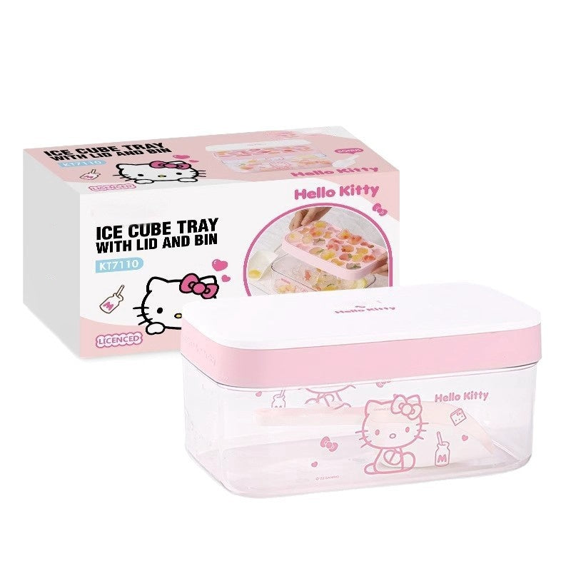 Hellokitty silicone ice cube tray Cartoon food-grade pressed ice cube