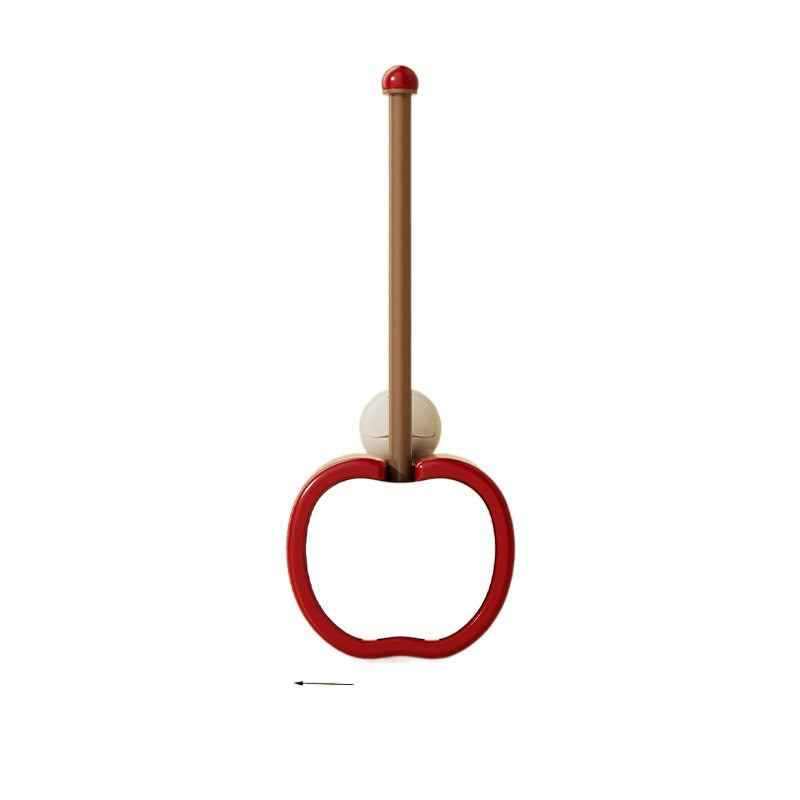 Toilet brush for home use, no blind spots, wall-mounted, apple-like bathroom cleaning, toilet brush for cleaning