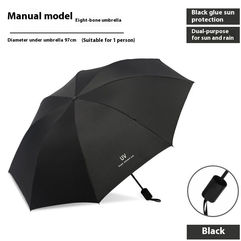 Fully automatic men's umbrellas, folding umbrellas, high-end business umbrellas, UV-resistant sunshades, logo sun umbrellas